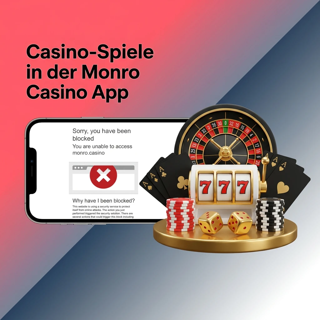 Monro Casino App Spieleübersicht: Slots, Live-Casino, Jackpots und Tischspiele von Top-Anbietern